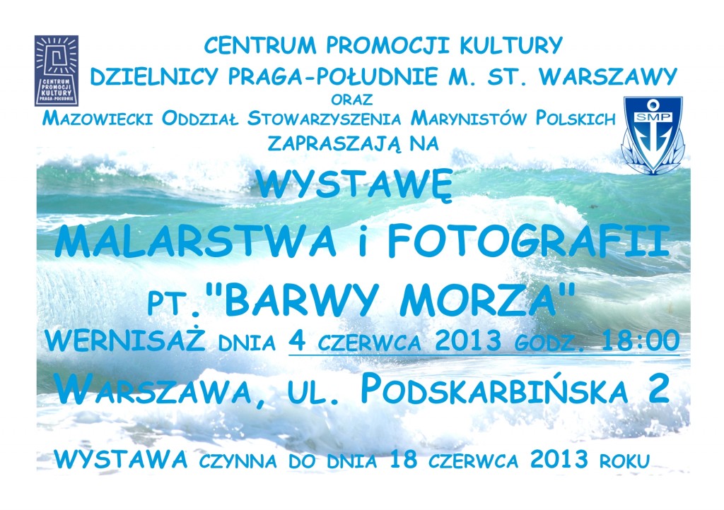 Zaproszenie - Barwy Morza